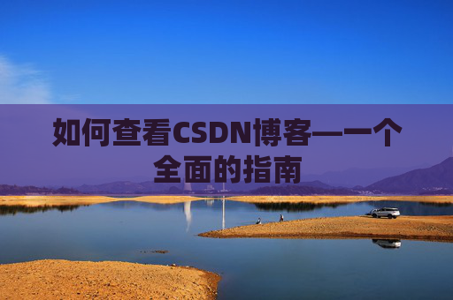 如何查看CSDN博客—一个全面的指南